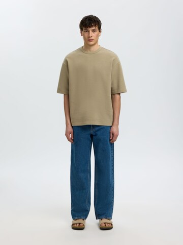 T-Shirt SELECTED en vert
