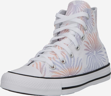 Sneaker alta 'All Star' di CONVERSE in lilla: frontale