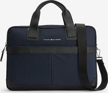 TOMMY HILFIGER Laptop Bag in Blue: front