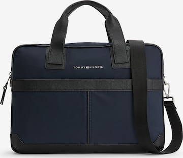 TOMMY HILFIGER Laptoptas in Blauw: voorkant