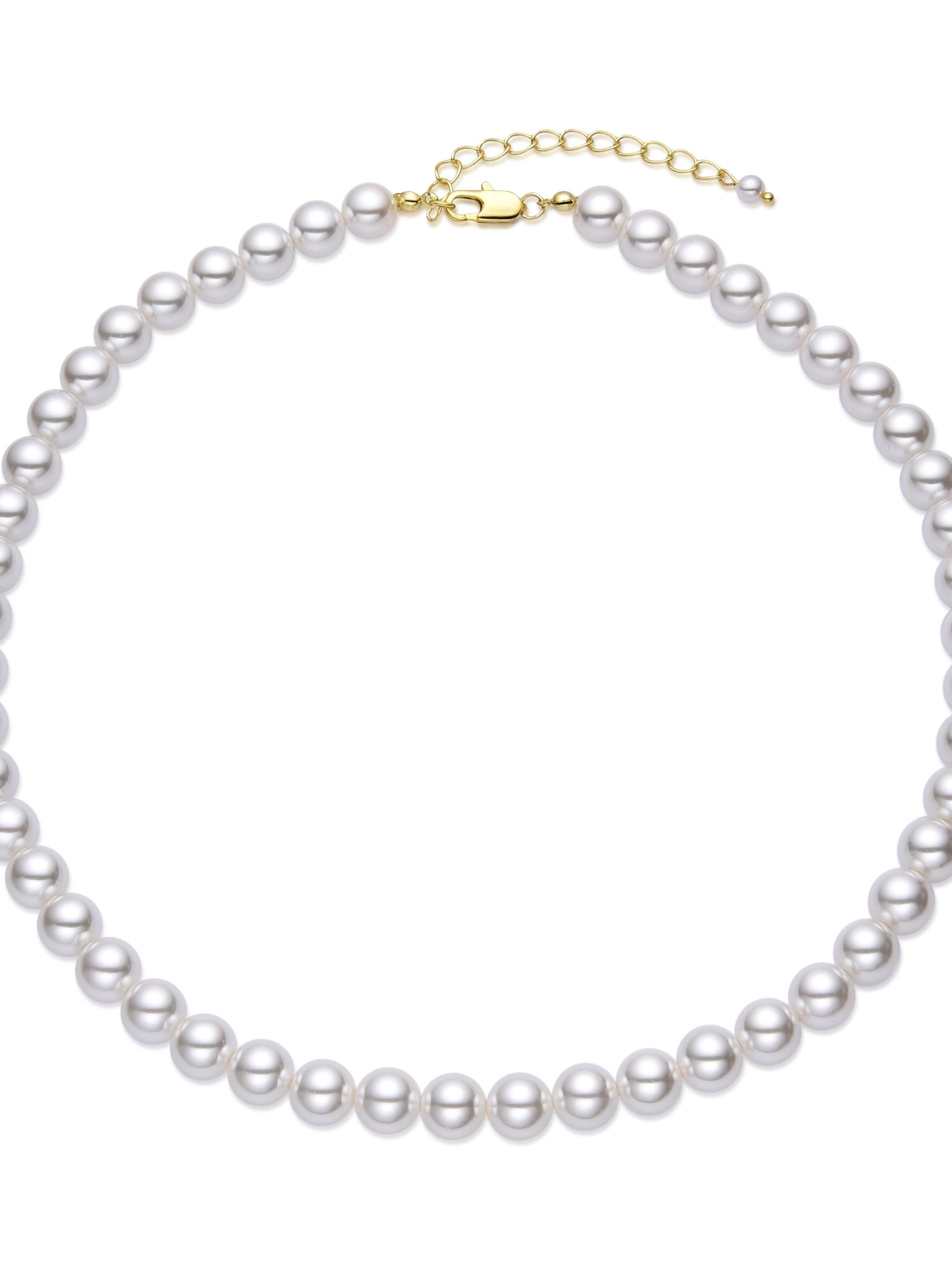 Luxenter Necklace 'Jamel' in White