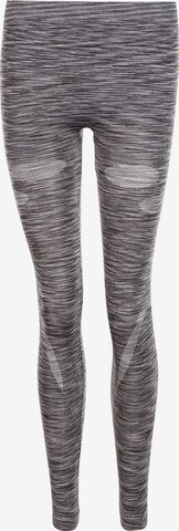 ENDURANCE Skinny Sportbroek in Grijs: voorkant