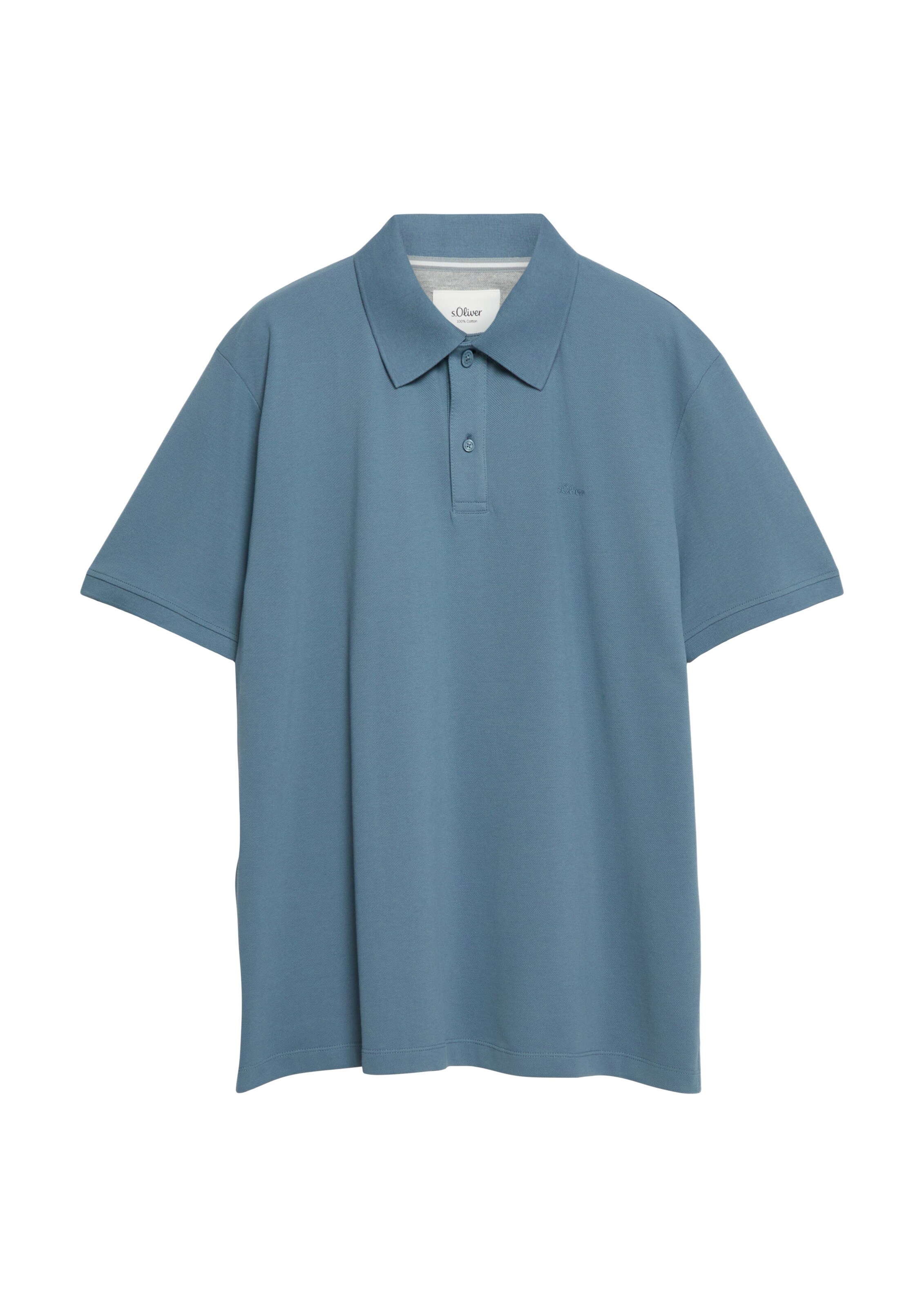 s.Oliver Red Label Big & Tall Shirt in Blauw: voorkant