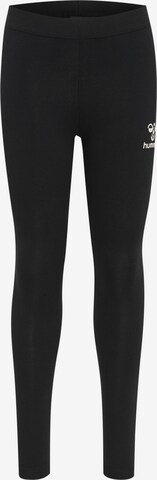 Hummel Skinny Workout Pants 'Onze' in Black: front