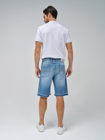 Salsa Jeans Regular Shorts in Blau