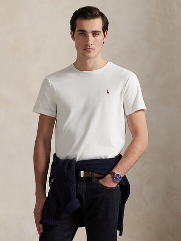 Polo Ralph Lauren Regular fit Μπλουζάκι σε λευκό: μπροστά