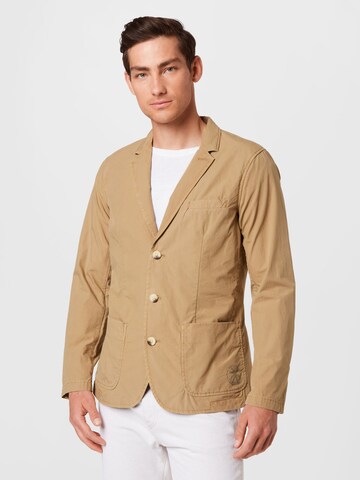 SCOTCH & SODA Regular fit Colbert in Bruin: voorkant