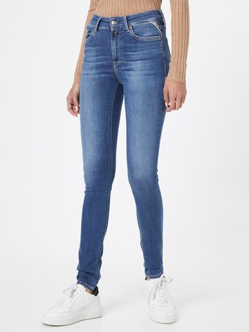 Skinny Jeans 'LUZIEN' di REPLAY in blu: frontale