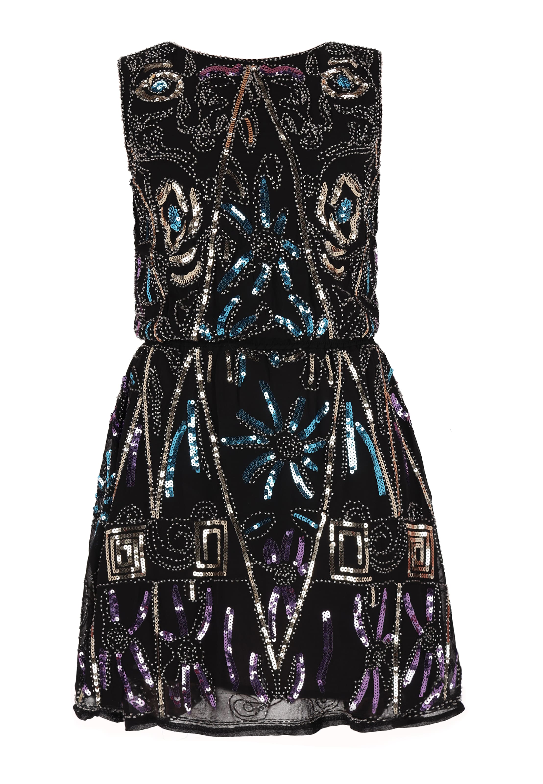 NAEMI Cocktailkleid in mischfarben / schwarz, Produktansicht