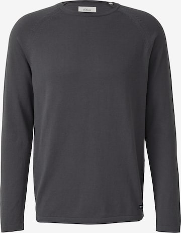 s.Oliver Pullover in Grau: Vorderseite