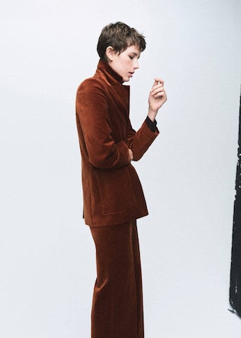 MANGO Blazer 'Velveton' in Braun