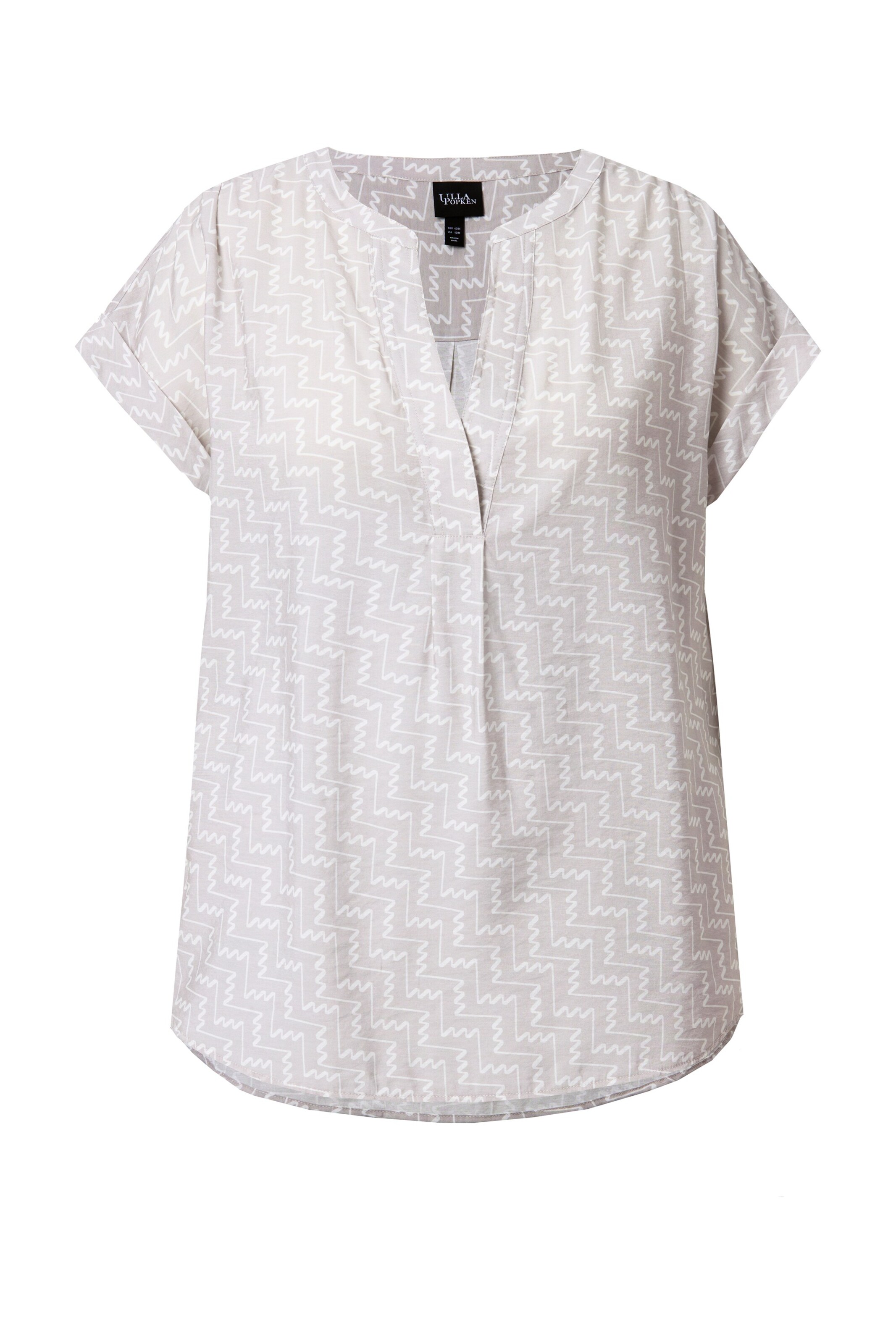 Ulla Popken Tuniek in Grijs: voorkant