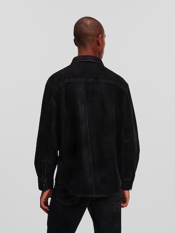 Karl Lagerfeld Regular fit Риза в черно