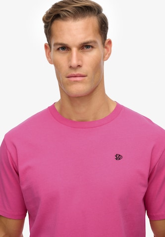 T-Shirt 'Essentials' Superdry en rose