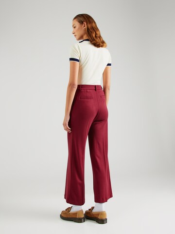 Wide leg Pantaloni con piega frontale 'Federica' di King Louie in rosso