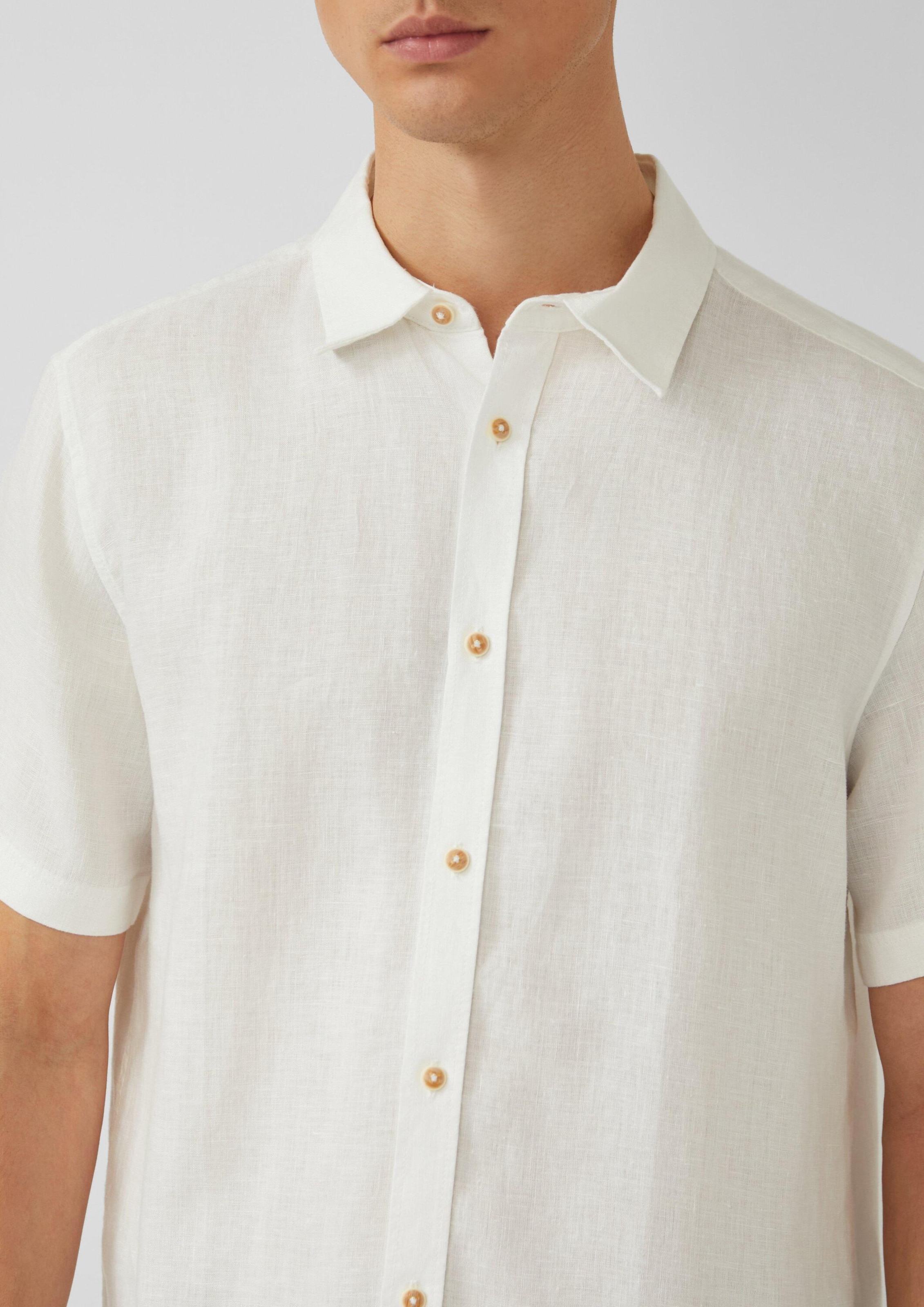 Coupe regular Chemise s.Oliver en beige