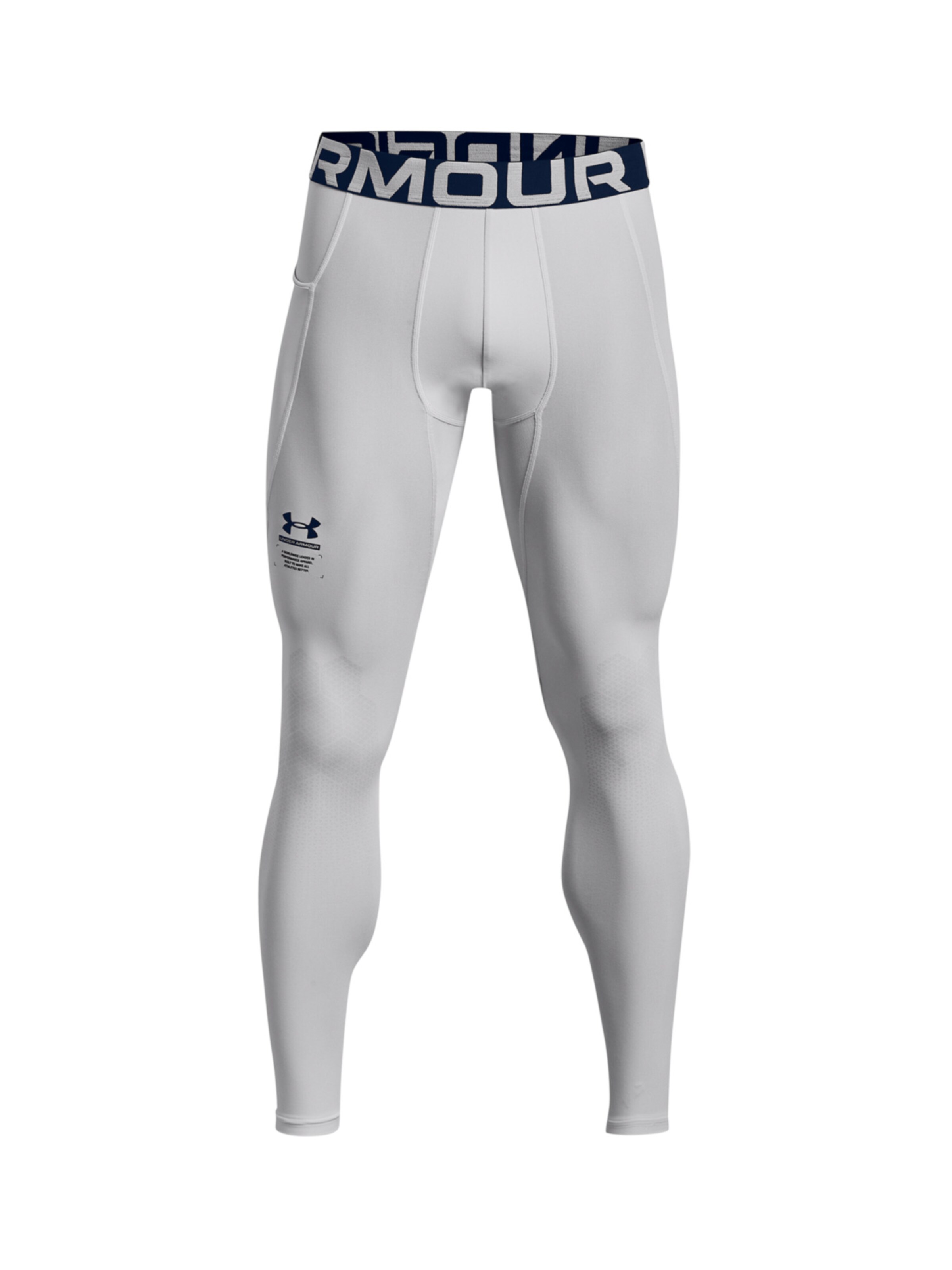 UNDER ARMOUR Skinny Sporthose in Grau: Vorderseite