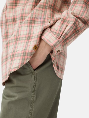 CAMEL ACTIVE Karobluse aus Baumwollmix in Pink