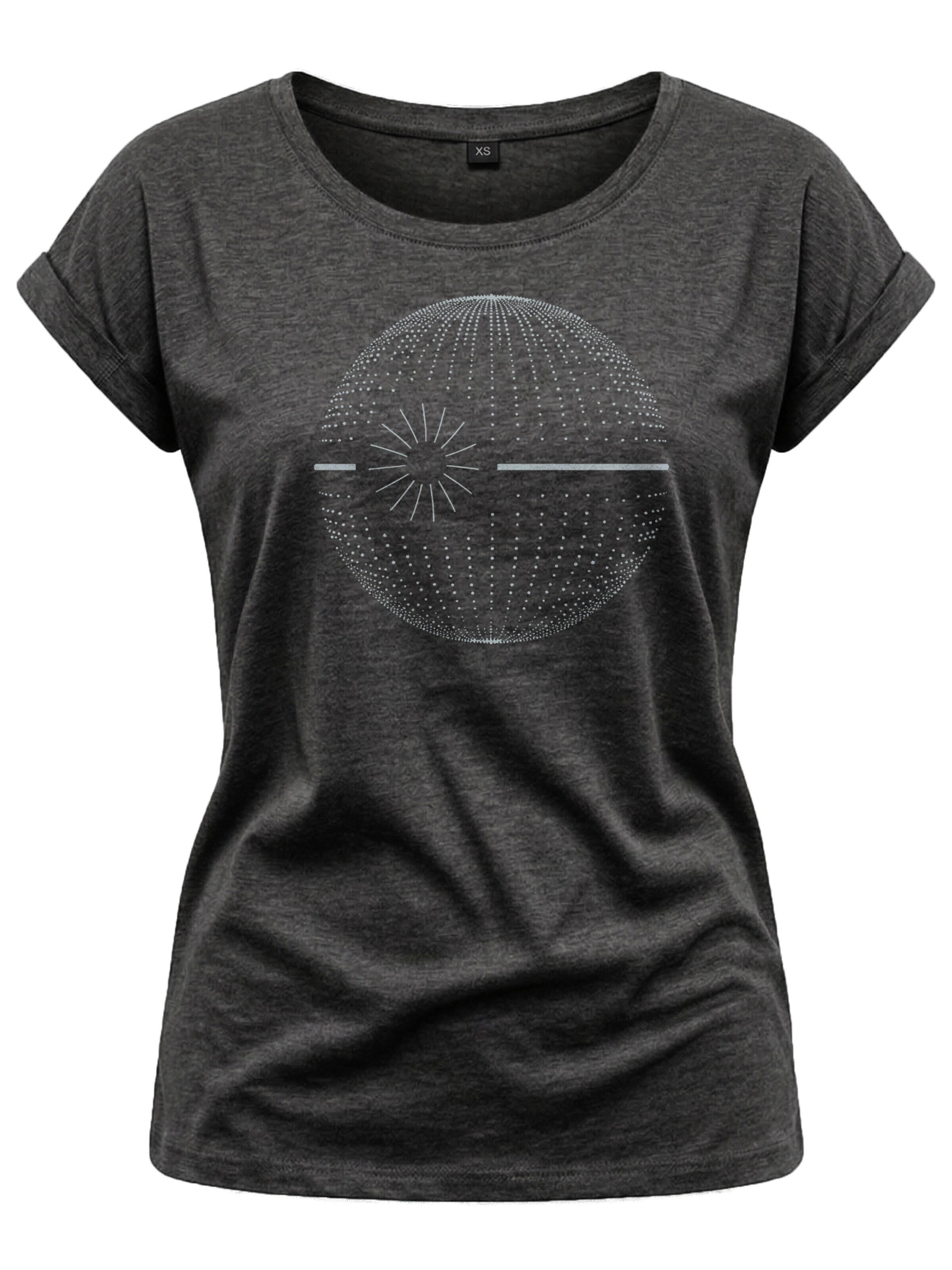 MAKAYA Shirt 'Dot Star' in Grey: front