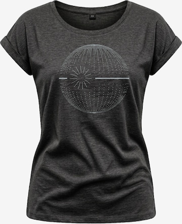 MAKAYA Shirt 'Dot Star' in Grey: front