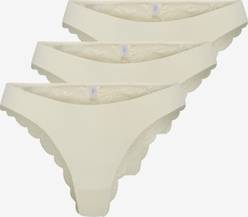 Slip 'ONLChloe' ONLY en blanc : devant