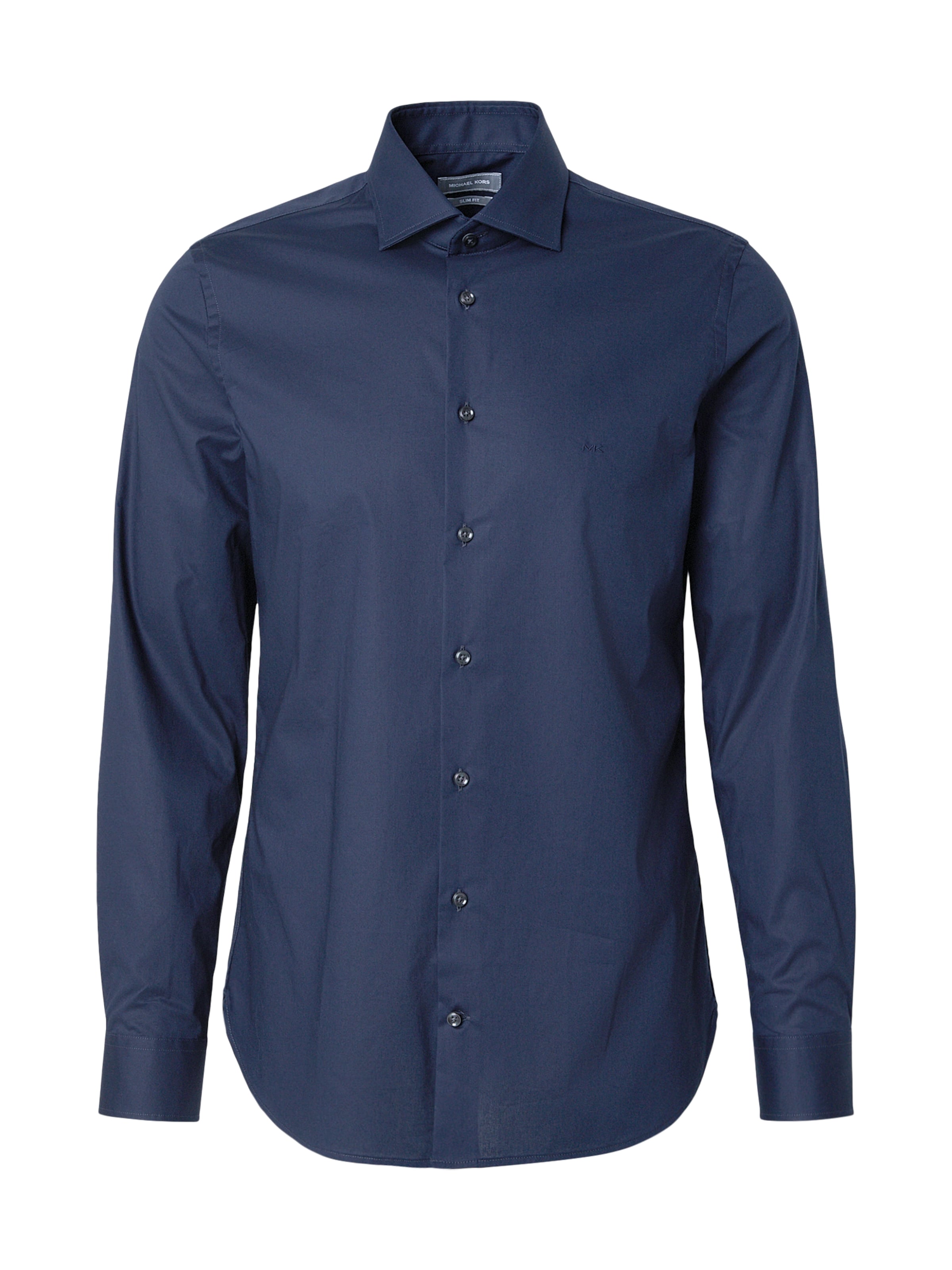 Michael Kors Слим Деловая рубашка в Синий: спереди