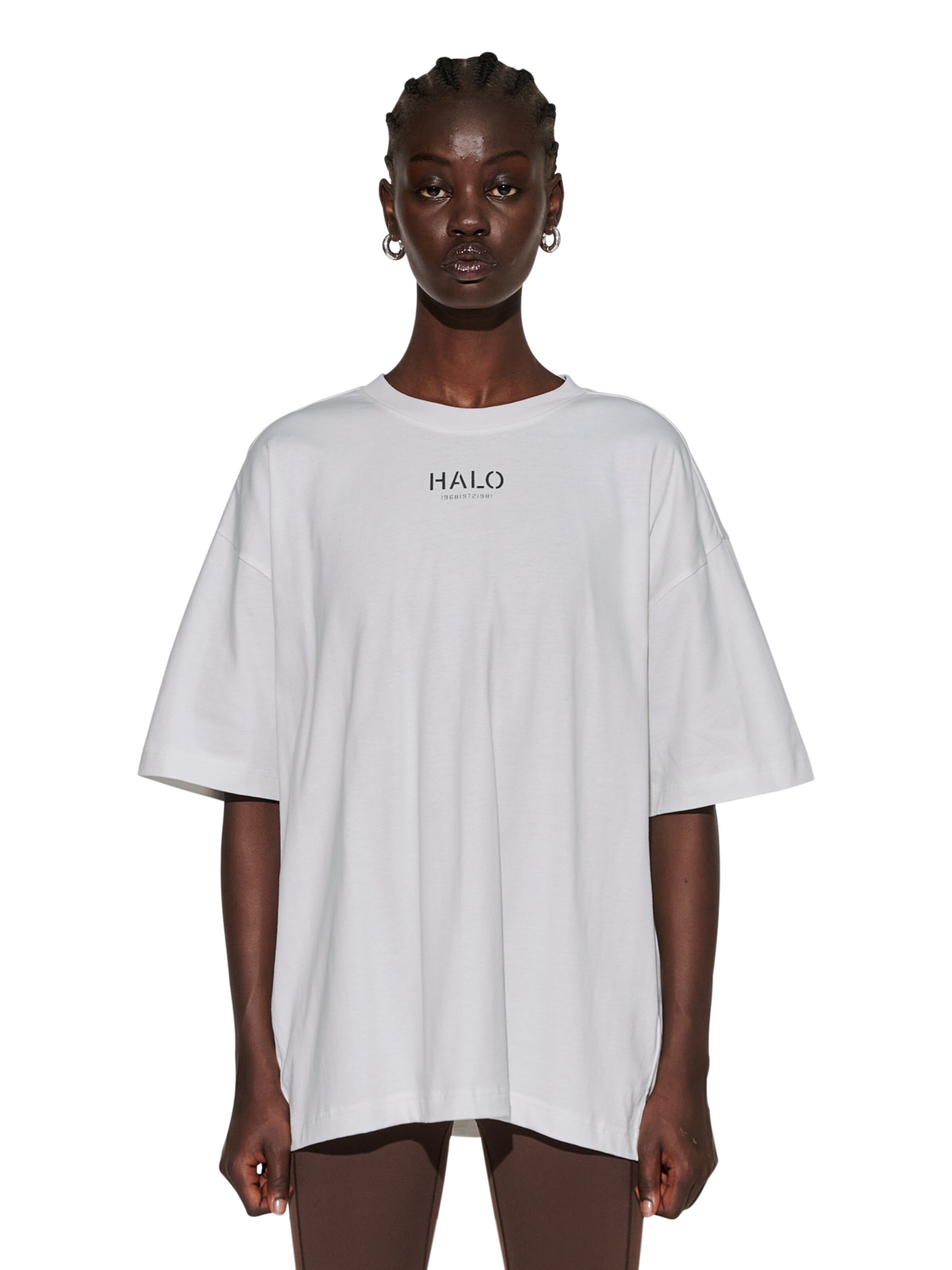 HALO Shirt in Wit: voorkant