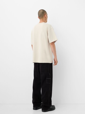 Bershka Koszulka w kolorze beżowy