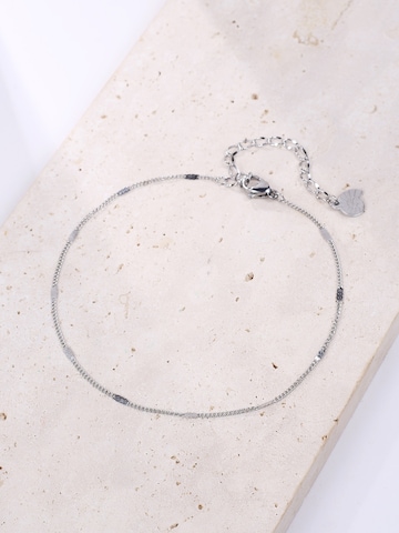 Hey Happiness - Joyería para pies 'Flat Links' en plata