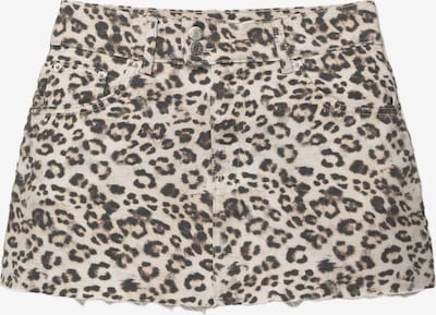 Fustă 'STWD' Pull&Bear pe maro cappuccino / maro închis / negru, Vizualizare produs