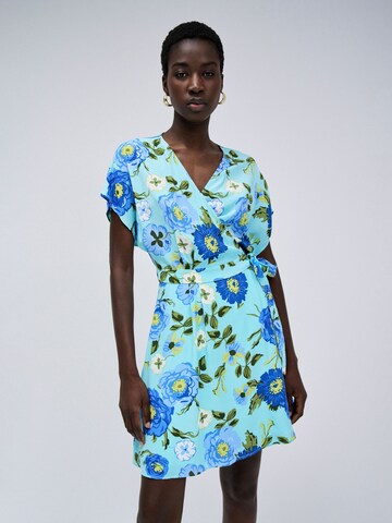 Salsa Jeans Zomerjurk in Blauw: voorkant