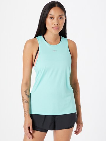 Reebok Sporttop in Groen: voorkant