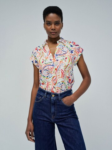 Salsa Jeans Blouse in Wit: voorkant