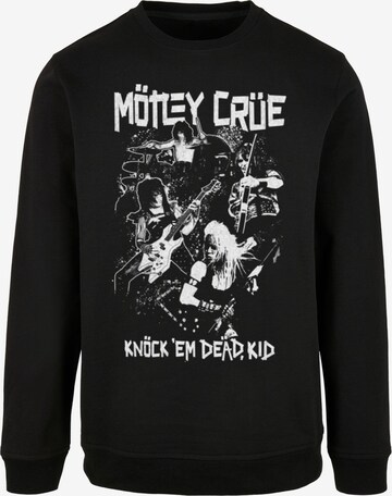 Merchcode Sweatshirt 'Motley Crue - Knock Em Dead' in Zwart: voorkant