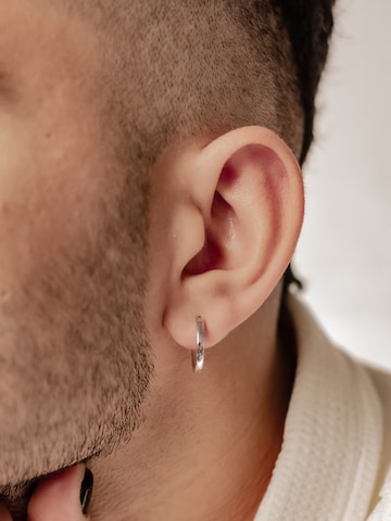 Hey Happiness Earring 'Band' in Silver
