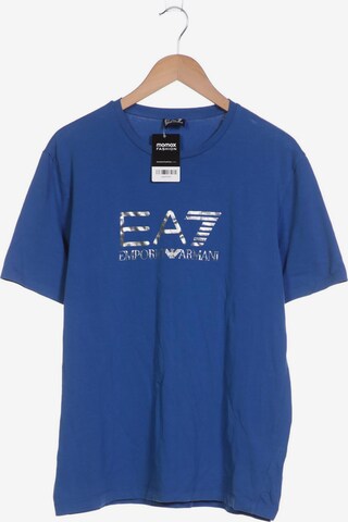 EA7 Emporio Armani Shirt in XXXL in Blue: front