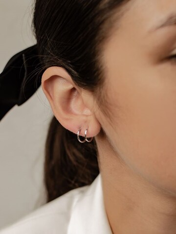 Dear Me Oorbellen 'Flare M' in Zilver
