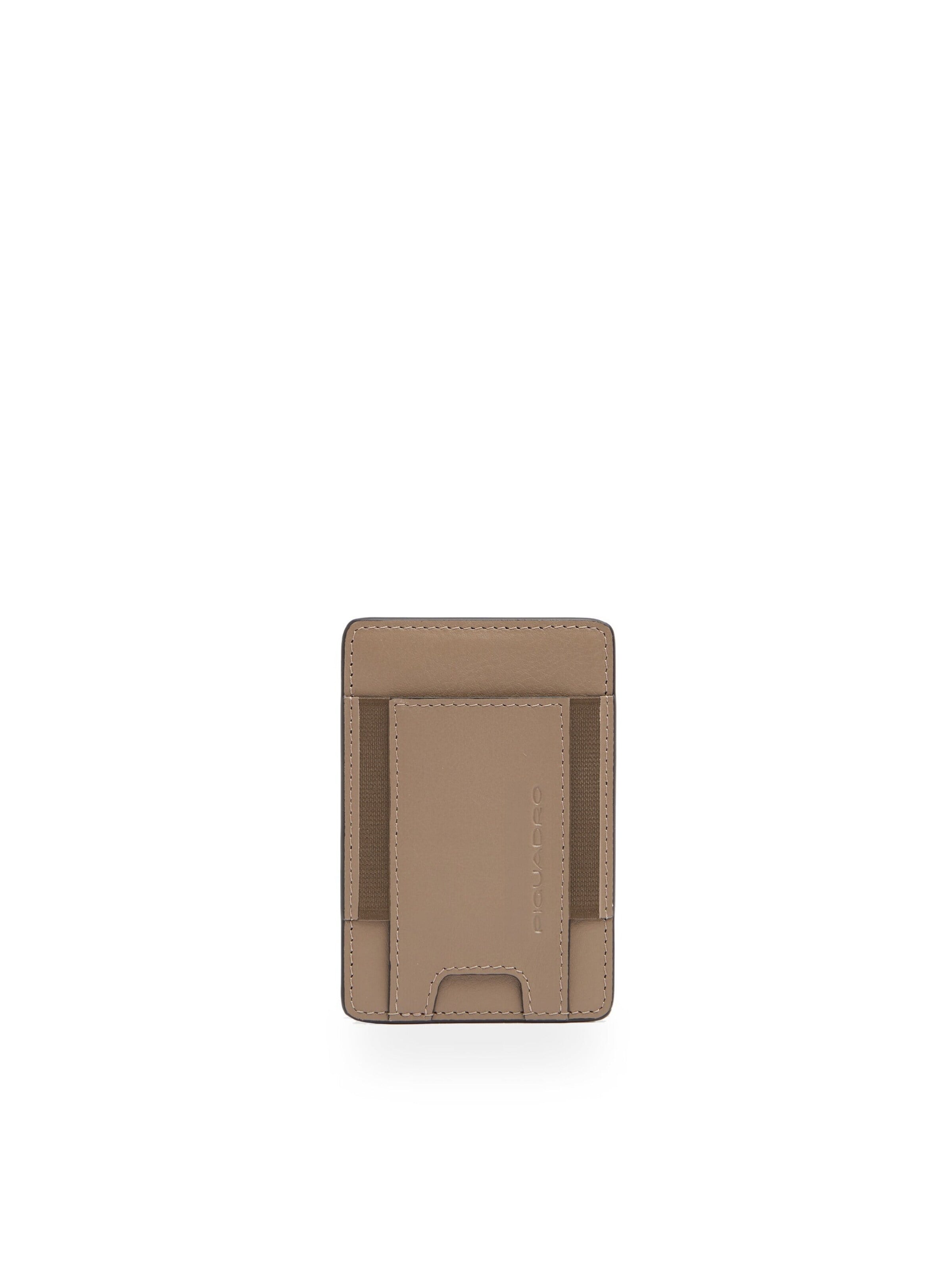 Piquadro Portemonnee in Grijs: voorkant