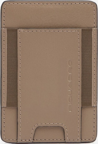 Porte-monnaies Piquadro en gris : devant