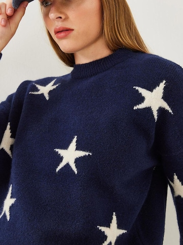Bianco Lucci Pulover 'Pullover' | modra barva