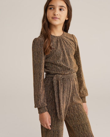 Salopetă de la WE Fashion pe auriu