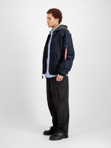 ALPHA INDUSTRIES Overgangsjakke 'MA-1 CS' i blå