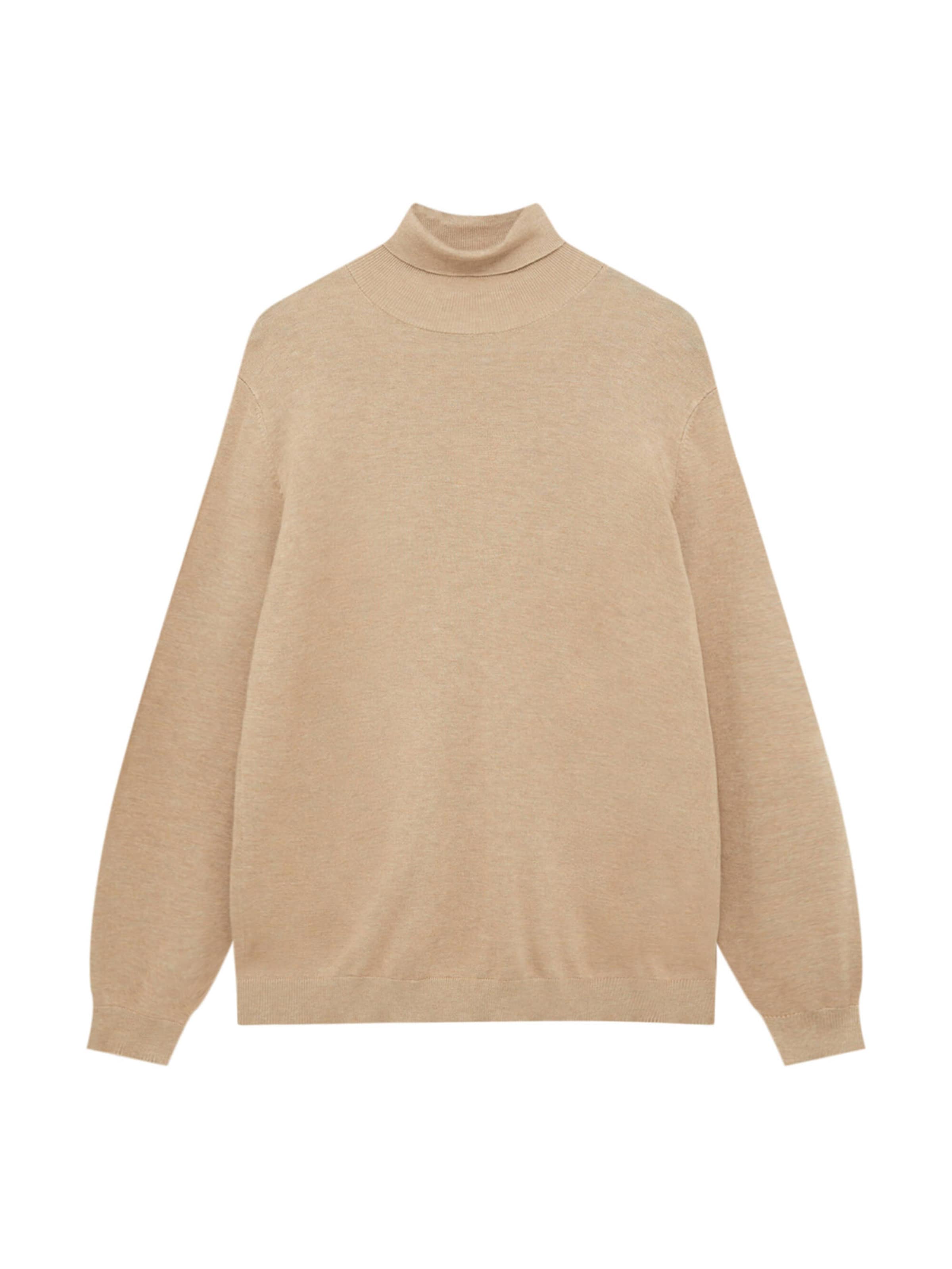 Pull&Bear Trui in Beige: voorkant