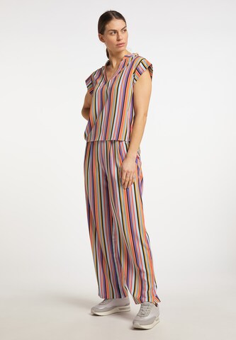 usha BLUE LABEL Wide leg Pleat-Front Pants in Mixed colors