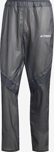 Pantaloni per outdoor 'Xperior Light 2.5-Layer Rain' ADIDAS TERREX di colore nero / bianco, Visualizzazione prodotti