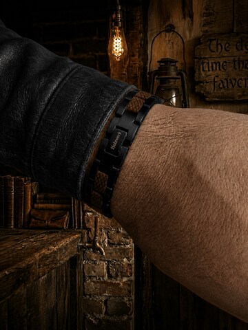 Holzwerk - Pulsera 'LANGESEE' en marrón: frente