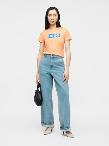 HUGO Póló - narancs