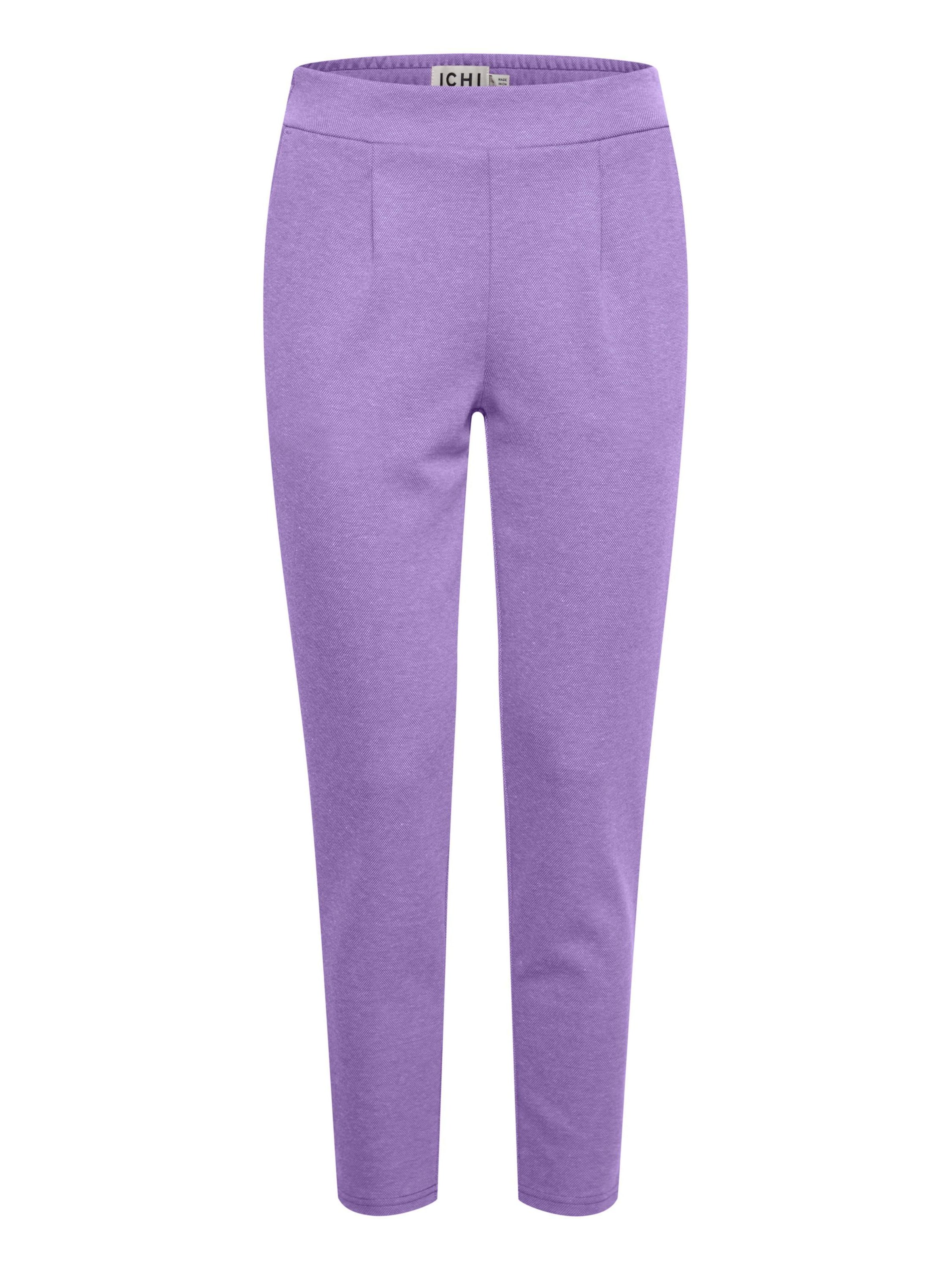 Pantalon à pince 'IHKate' ICHI en violet : devant