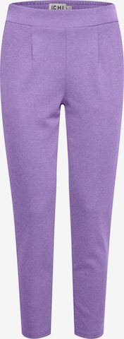 Pantalon à pince 'IHKate' ICHI en violet : devant