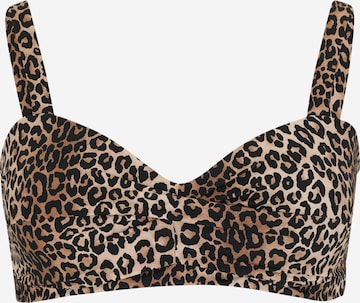Top per bikini 'CARSOPHIA' di ONLY Carmakoma in beige: frontale